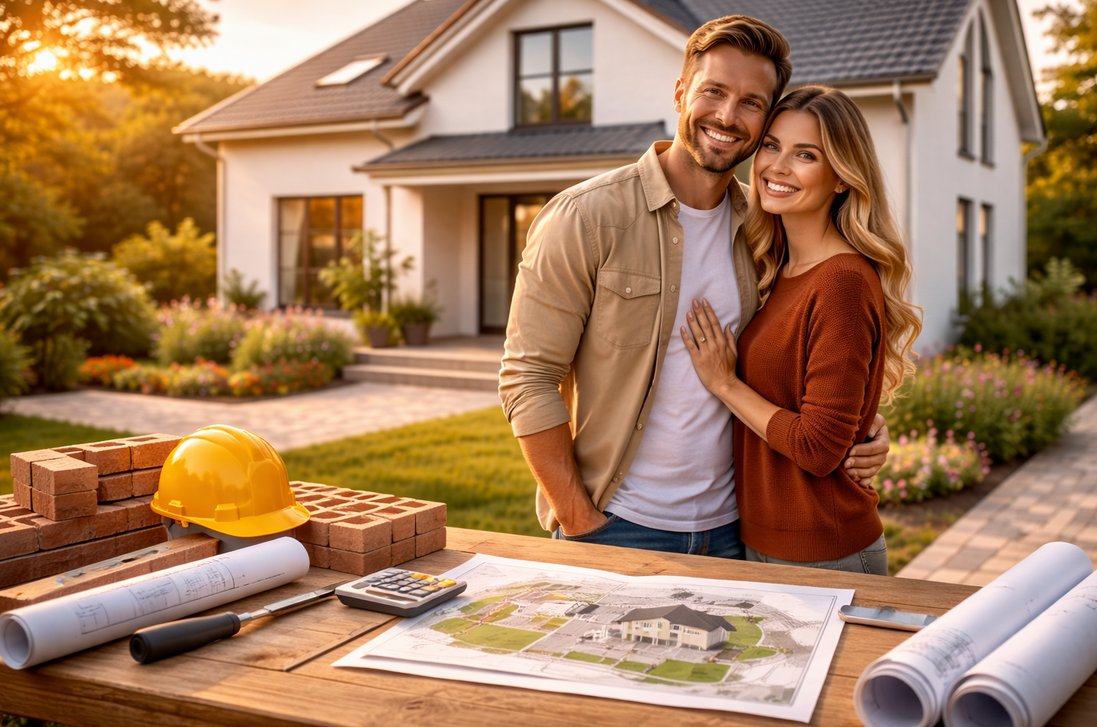 Massivhaus Geo-Domains für Bauunternehmen und Massivhausbauer Bocholt